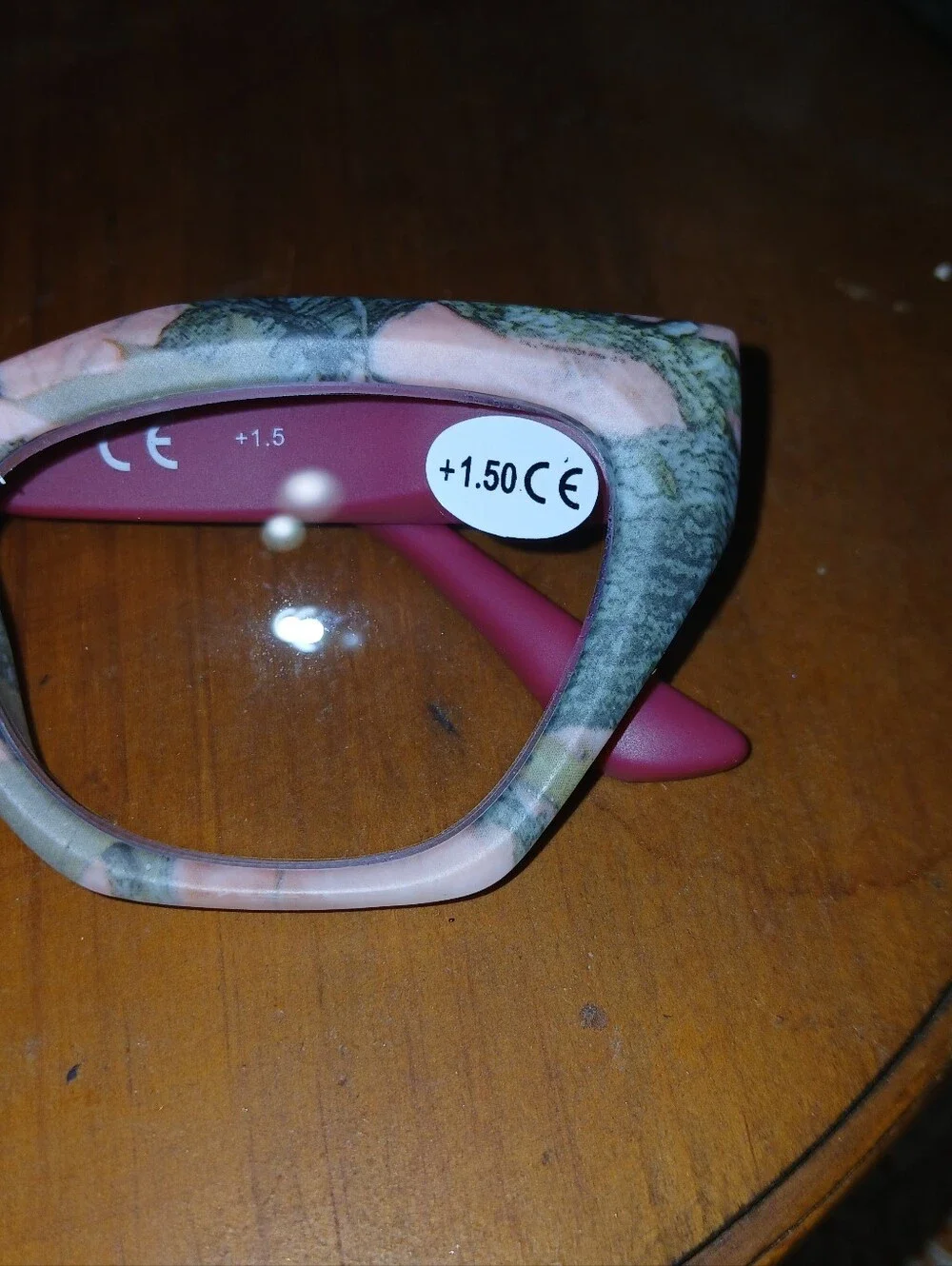 Marble Print Cat Eye Trendy Reading Glasses 1.5